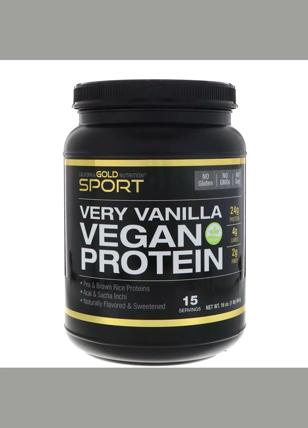 Веганский Протеин Горох & Рис,, Vegan Protein, 454 гр California Gold Nutrition (292006990)