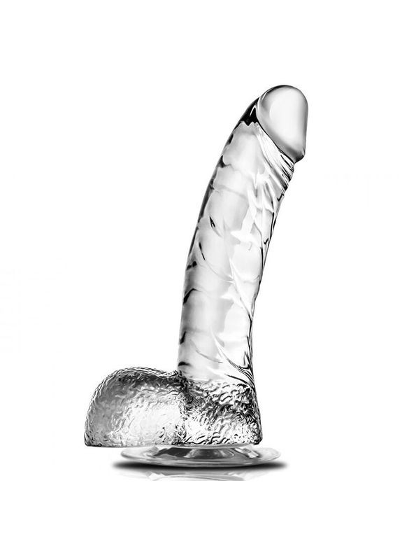 Фаллоімітатор силіконовий м'який Clear crystal (16 см - M size) фалос з присошкою Прозорий Lovetoy (303905865)