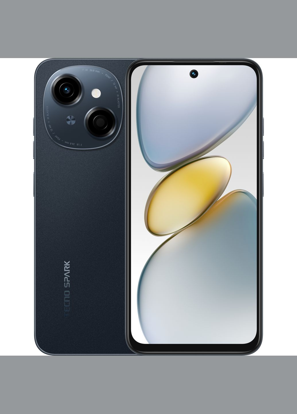 Смартфон Spark Go 1 (KL4) 3/128GB Startrail Black (4894947037832) Tecno (315817020)