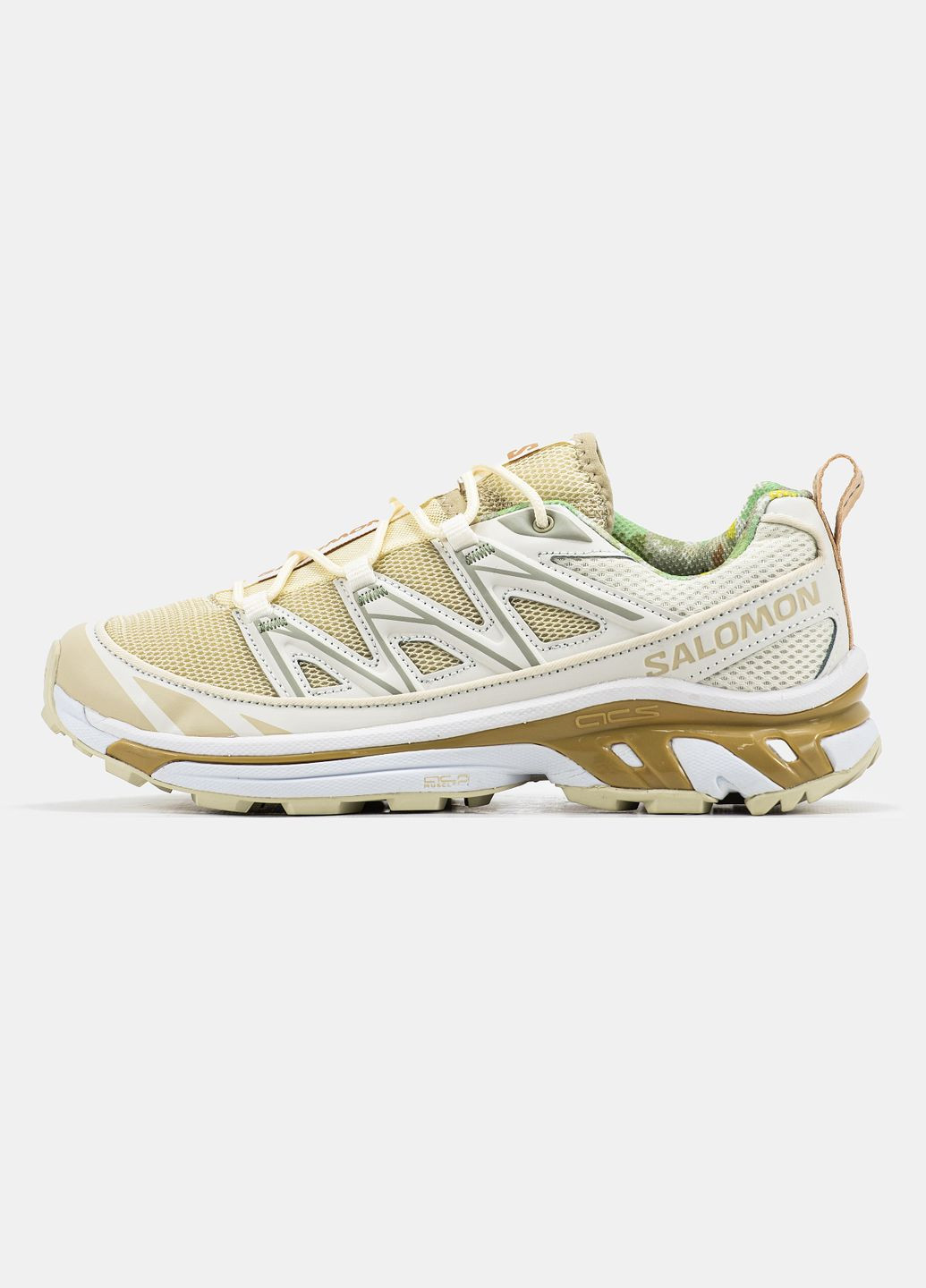 Кроссовки женские Salomon XT-6 Expanse white beige | Саломон ХТ-6 Экспанс белые бежевые No Brand белые демисезоны (315761811)