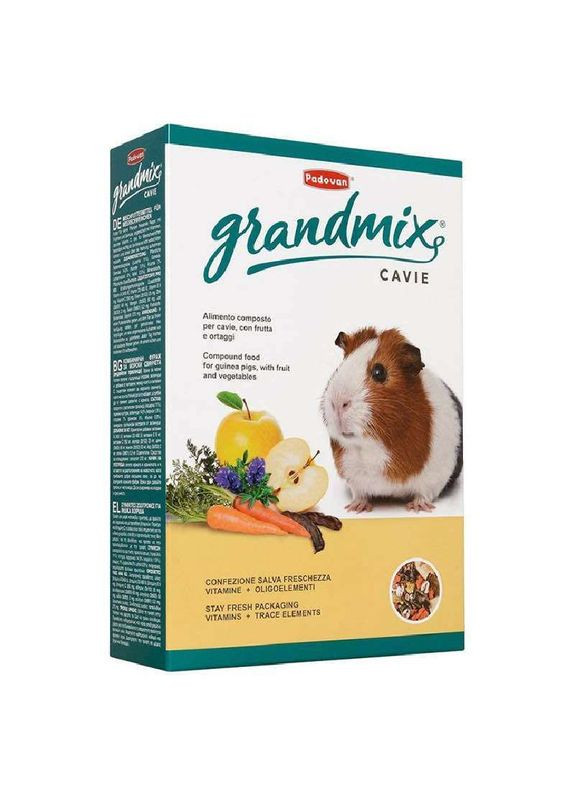 Корм для морских свинок Grandmix Cavie 850 г (8001254001906) Padovan (328799896)