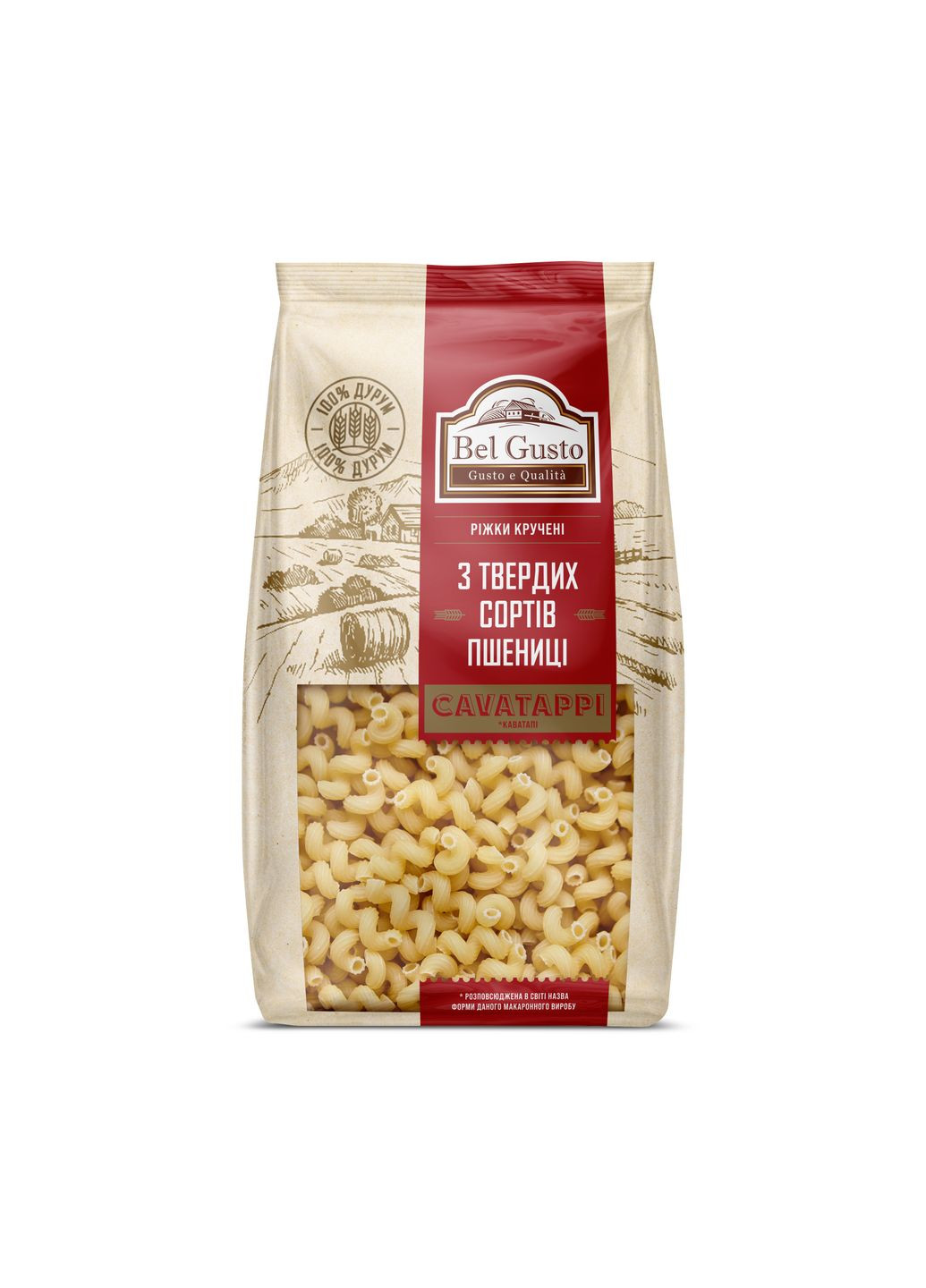 Вироби макаронні Ріжки кручені, 400 г Bel Gusto (322846177)