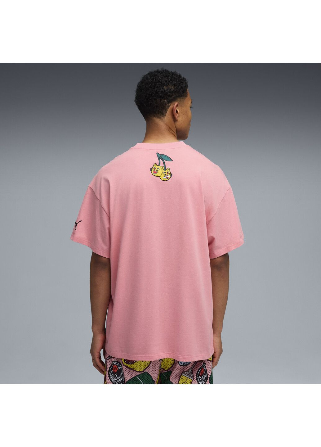 Рожева футболка commissioner dylan tee v men Puma