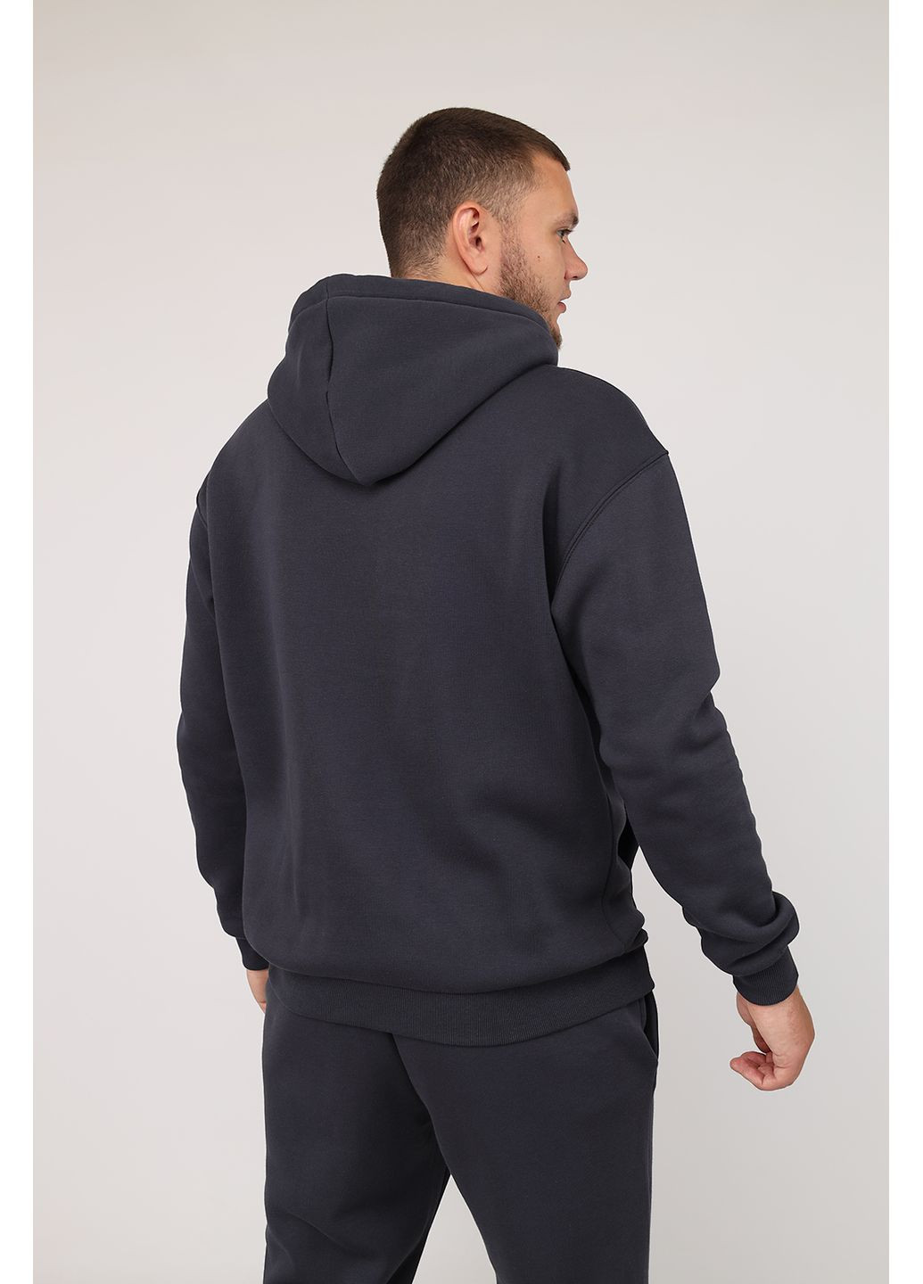 Худи мужское цвет темно-серый ЦБ-00279982 Yuki (349226309)