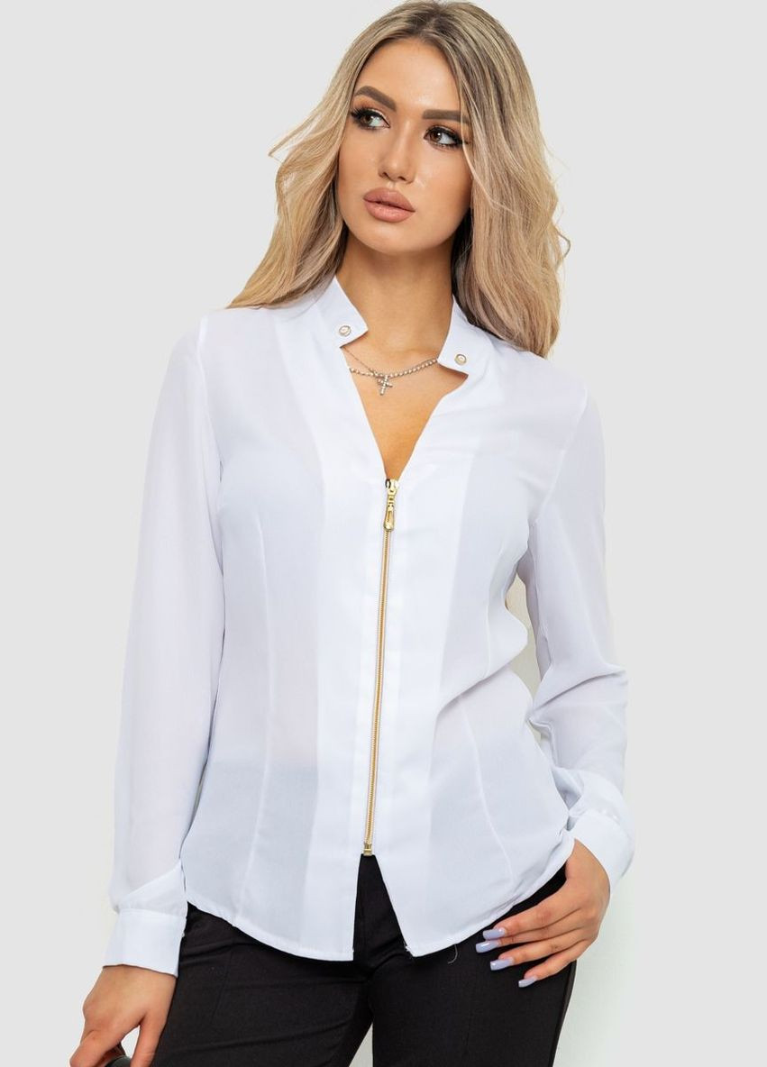 Белая блуза женская шифоновая Ager 186R504