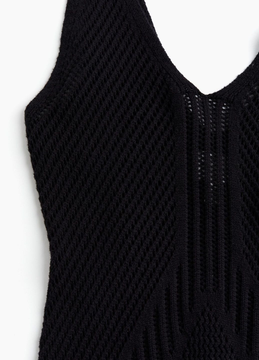 Черное кэжуал платье H&M однотонное