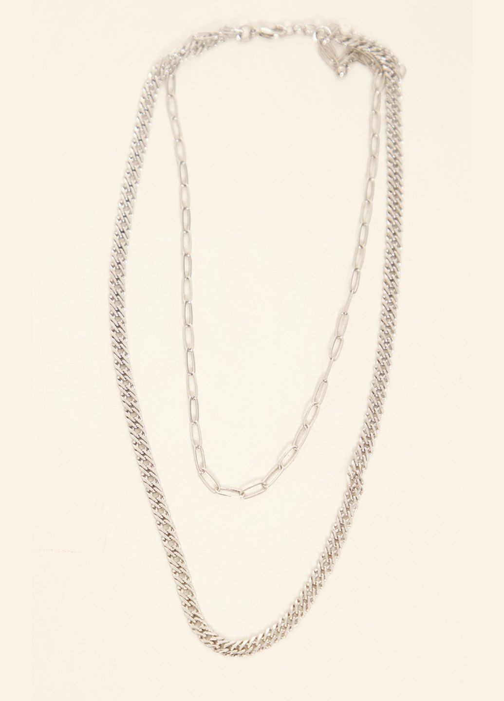 Двойное женское колье цепочка No Brand (314911274)