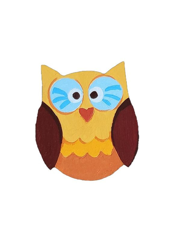 Набір дитячої творчості Розпис по дереву "Магніти-сови" РД-005 УМНЯШКА (367964380)