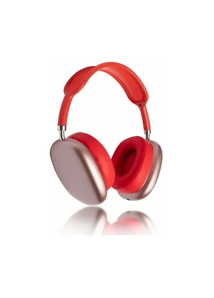Красные беспроводные полноразмерные наушники Bluetooth Macaron P9 Max HandyHeat (363833239)