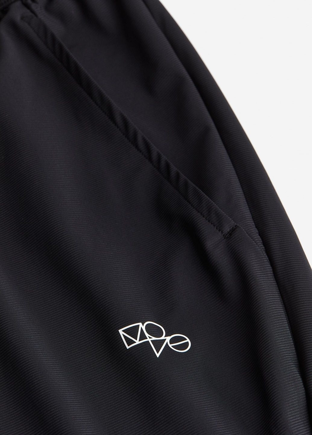 Черные спортивные демисезонные брюки H&M