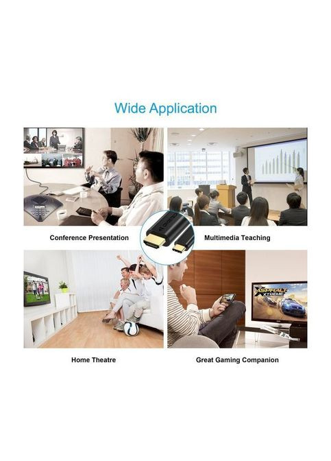 Кабель мультимедійний (XCH-0030BK) CHOETECH USB-C to HDMI 3.0m 4K 30Hz (287338590)