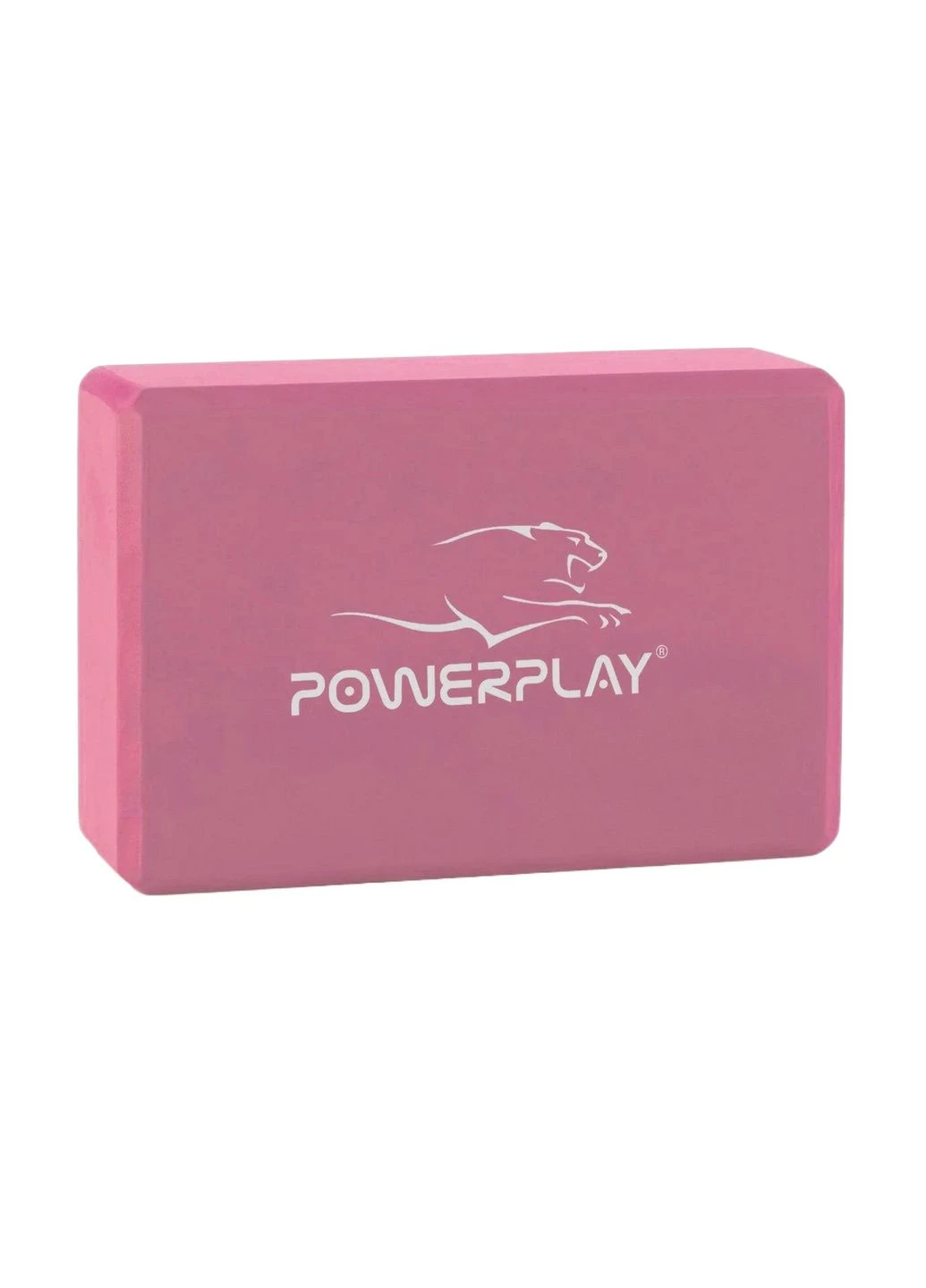 Блок для йоги 4006 Yoga Brick Рожевий PowerPlay (345712922)