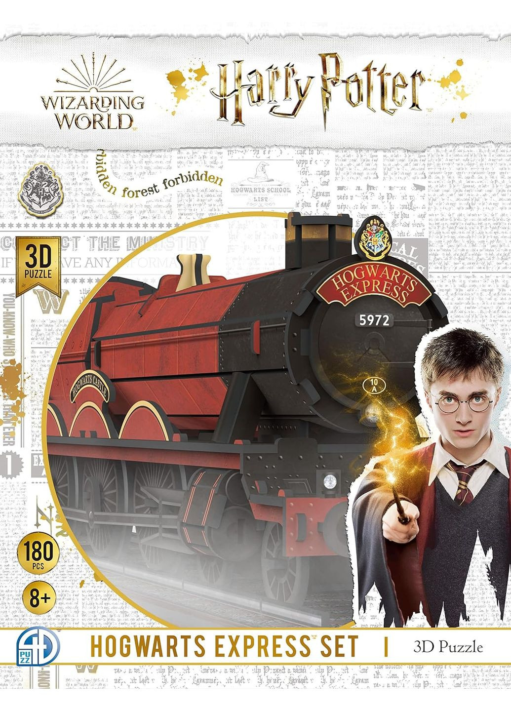 Настольная игра Хогвартский Экспресс Пазл 3D (Hogwarts Express Set 3D puzzle) - 1 ТК (4 шт) 4D Puzz (372170732)