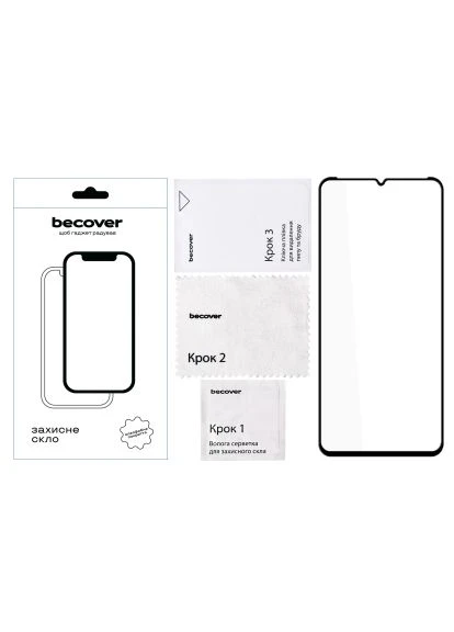 Скло захисне (711555) BeCover Nokia G42 10D Black (366661664)