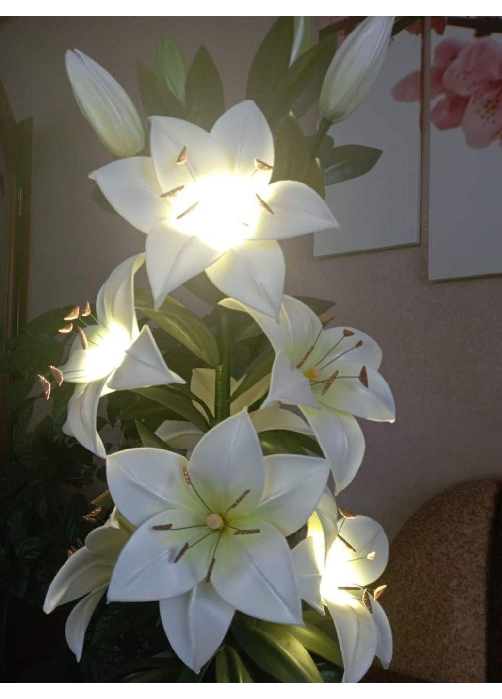 Интерьерный светильник из изолона "Лилии" No Brand (301086794)