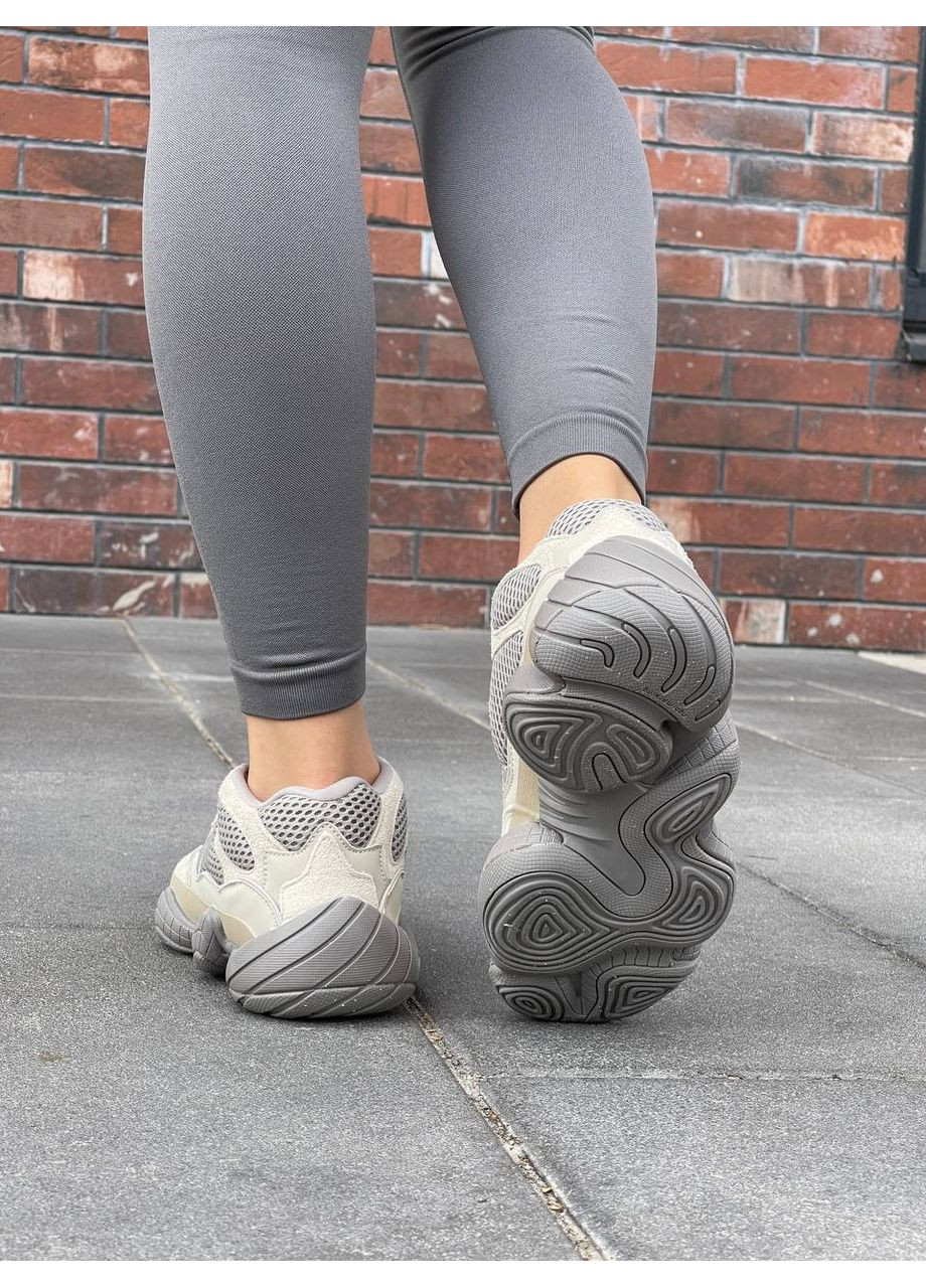 Кросівки жіночі і чоловічі Adidas Yeezy Boost 500 Beige | Адідас Ізі буст 500 бежеві No Brand бежеві демісезони (353872817)