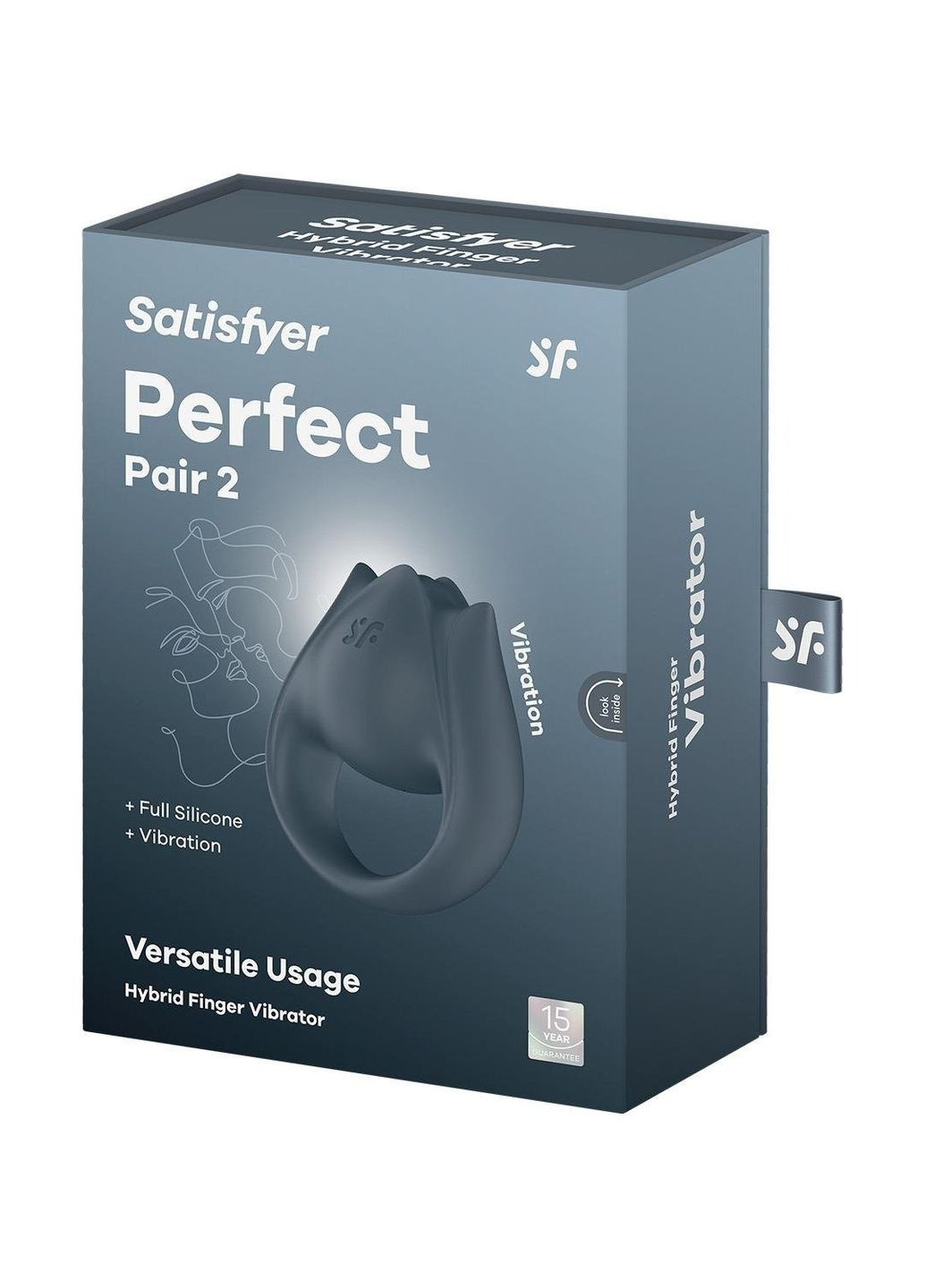 Вибратор для пар Perfect Pair 2 с кольцом для пальцем, Satisfyer (347315054)