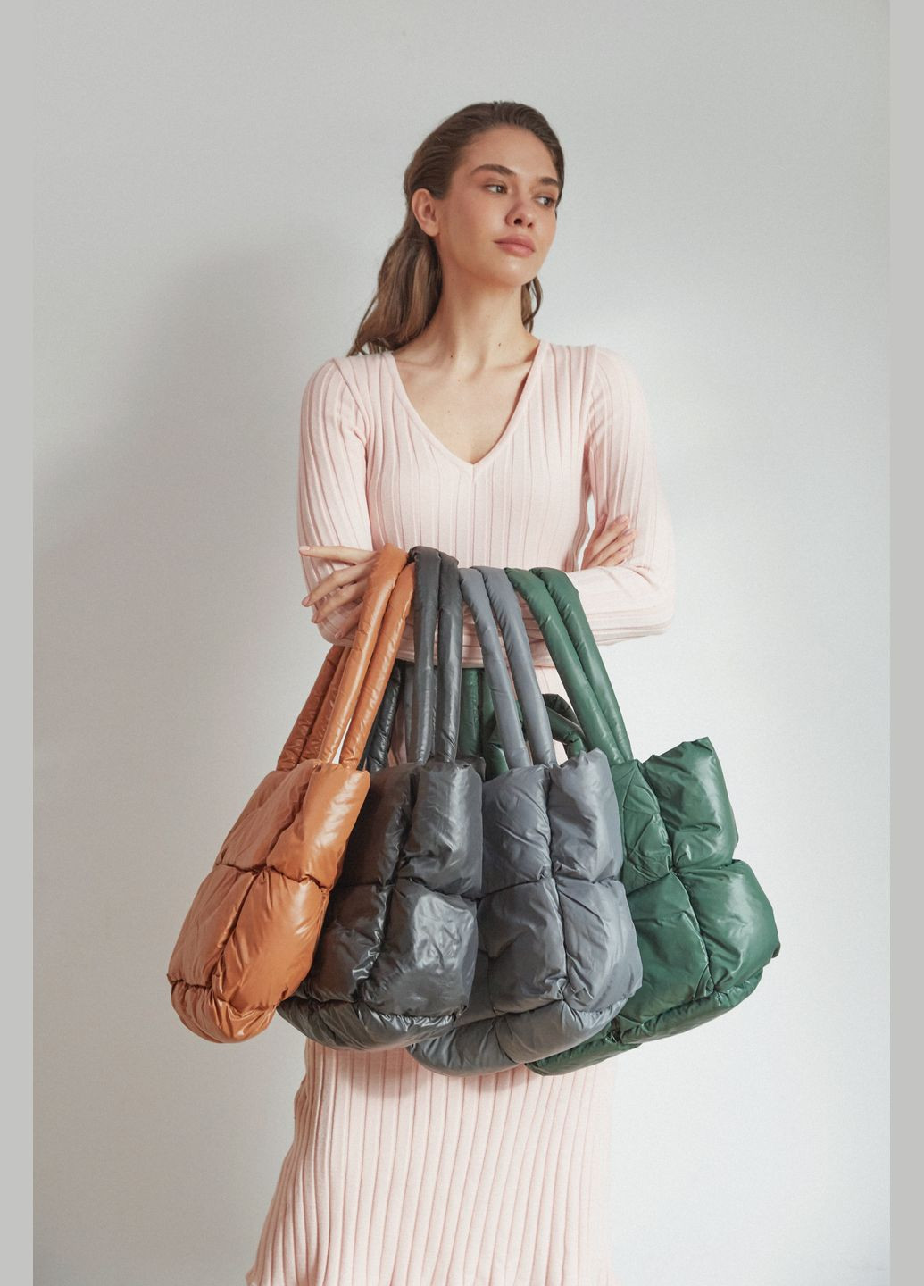 Шопер, колір сірий Estro (325977411)