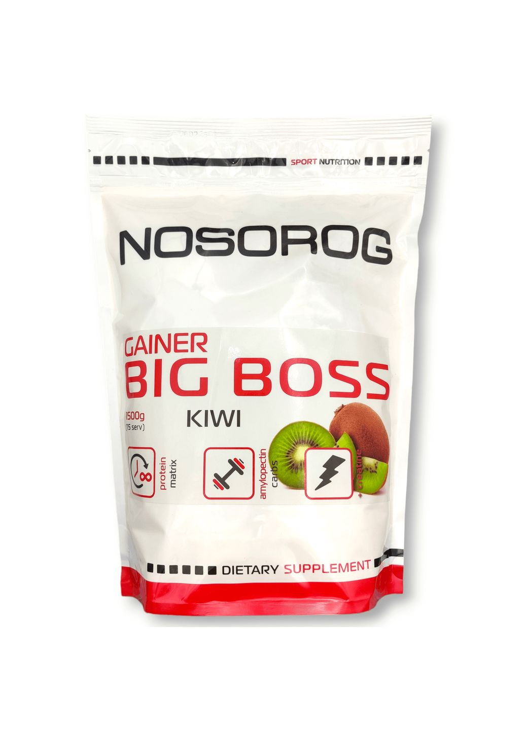 Nosorog Big Boss Gainer ківі, 1500 гр Nosorog Nutrition (324622795)