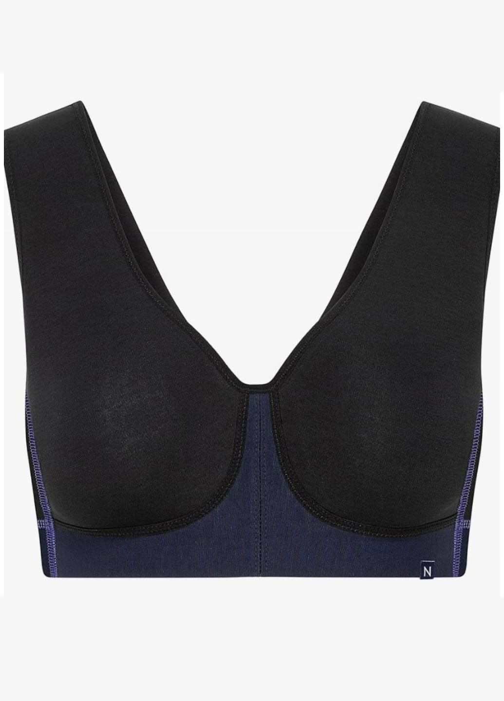 Чёрный бюстгальтер Naturana