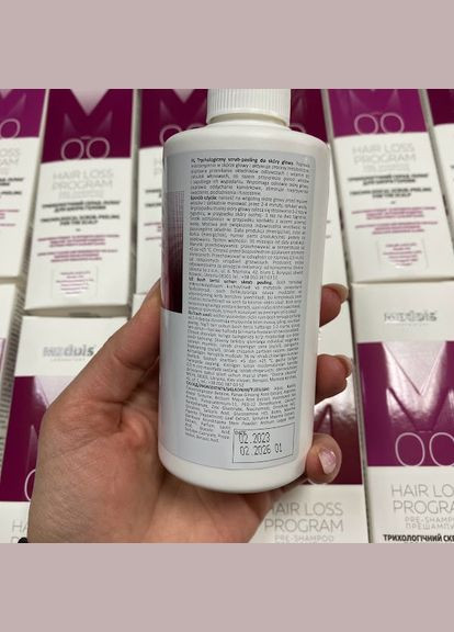 Трихологічний скраб-пілінг для шкіри голови Hair Loss Program MedDis (302490879)