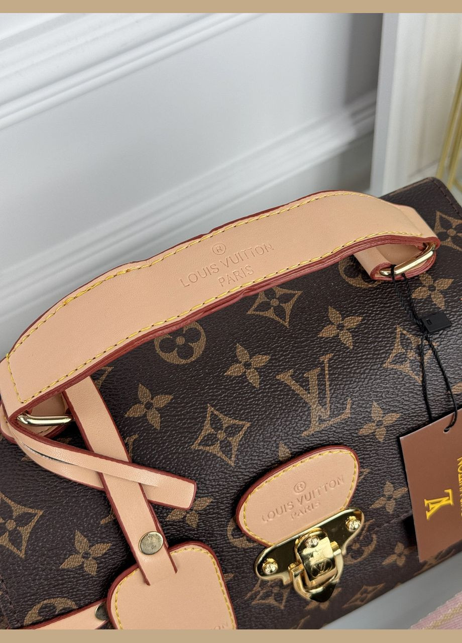 Женская сумка саквояж большая с розовым No Brand (322464719)