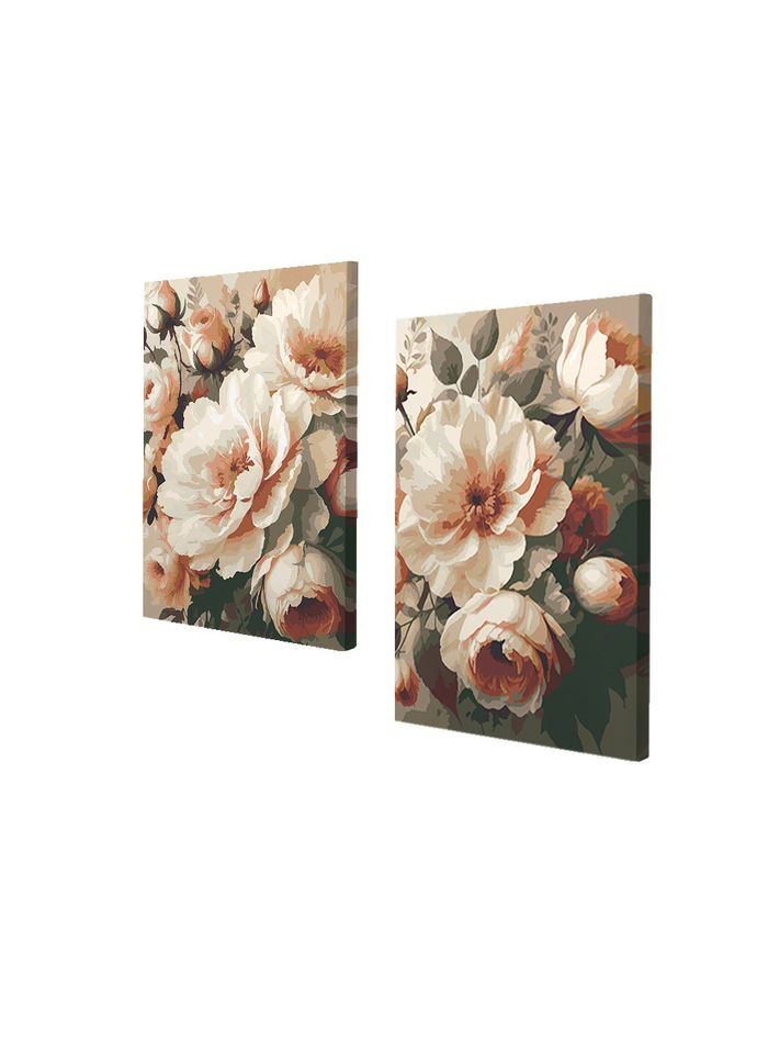 Комплект картин за номерами Флорографія (ITR-135) 1 шт в наборі Riviera Blanca (373427233)