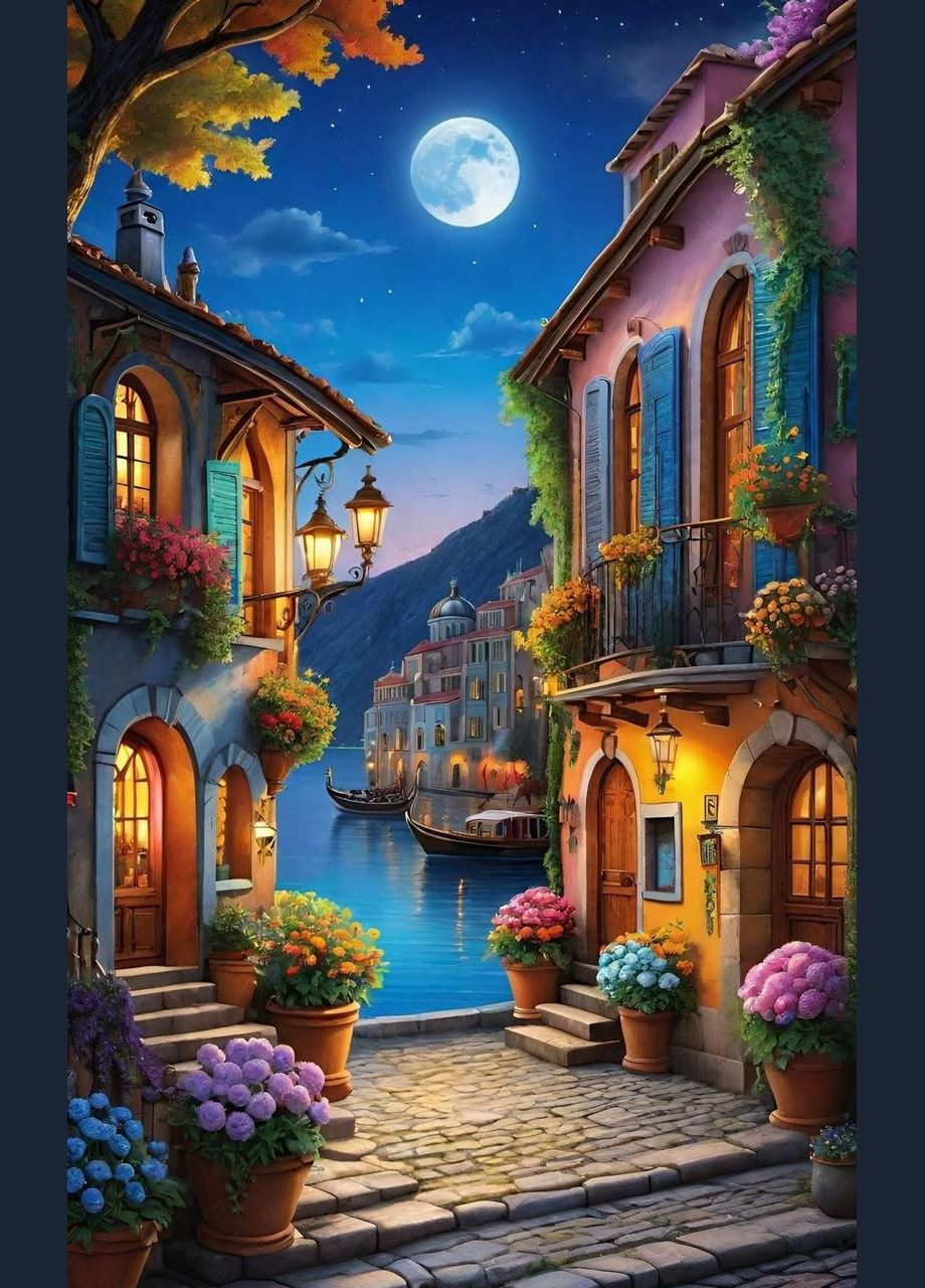 Алмазная мозаика Лунный свет 40х50 No Brand (335977139)