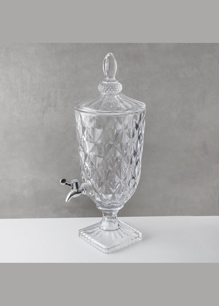 Лимонадница для напитков стеклянная с краном 3 л 47х17 см 19229-001 No Brand (346533649)