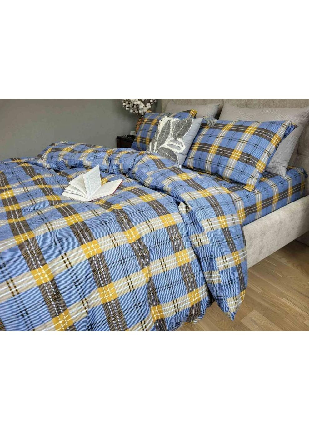 Постельное белье Виваро, фланель(байка) Полуторный размер, наволочки 70/70 No Brand (364215437)