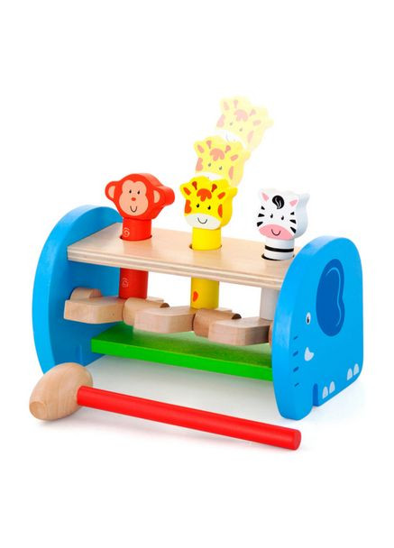 Развивающая игрушка по Монтессори «Сафари» разноцветная (4096/50683) Viga Toys (324423406)