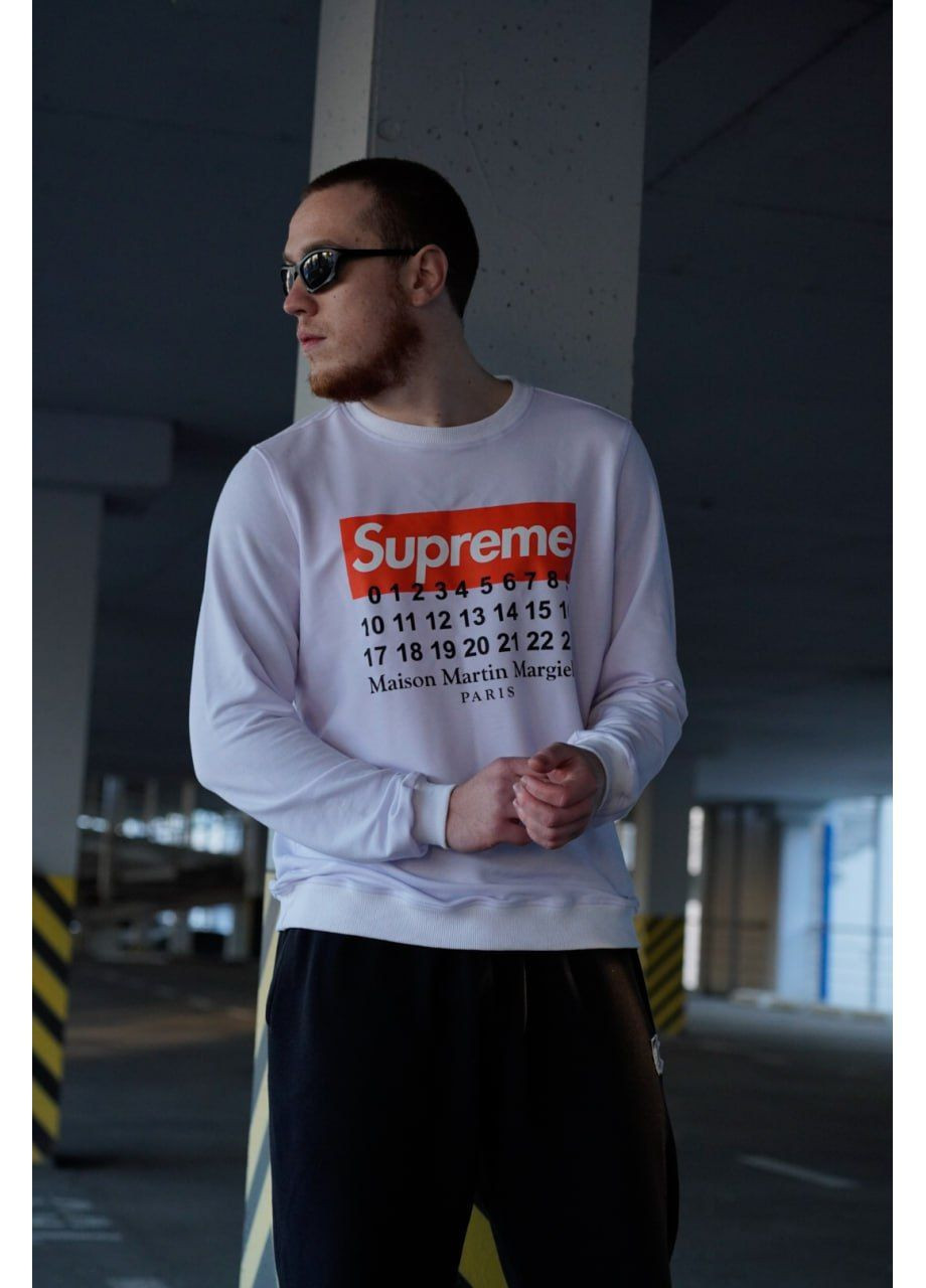 Белый мужской свитшот (366013334)