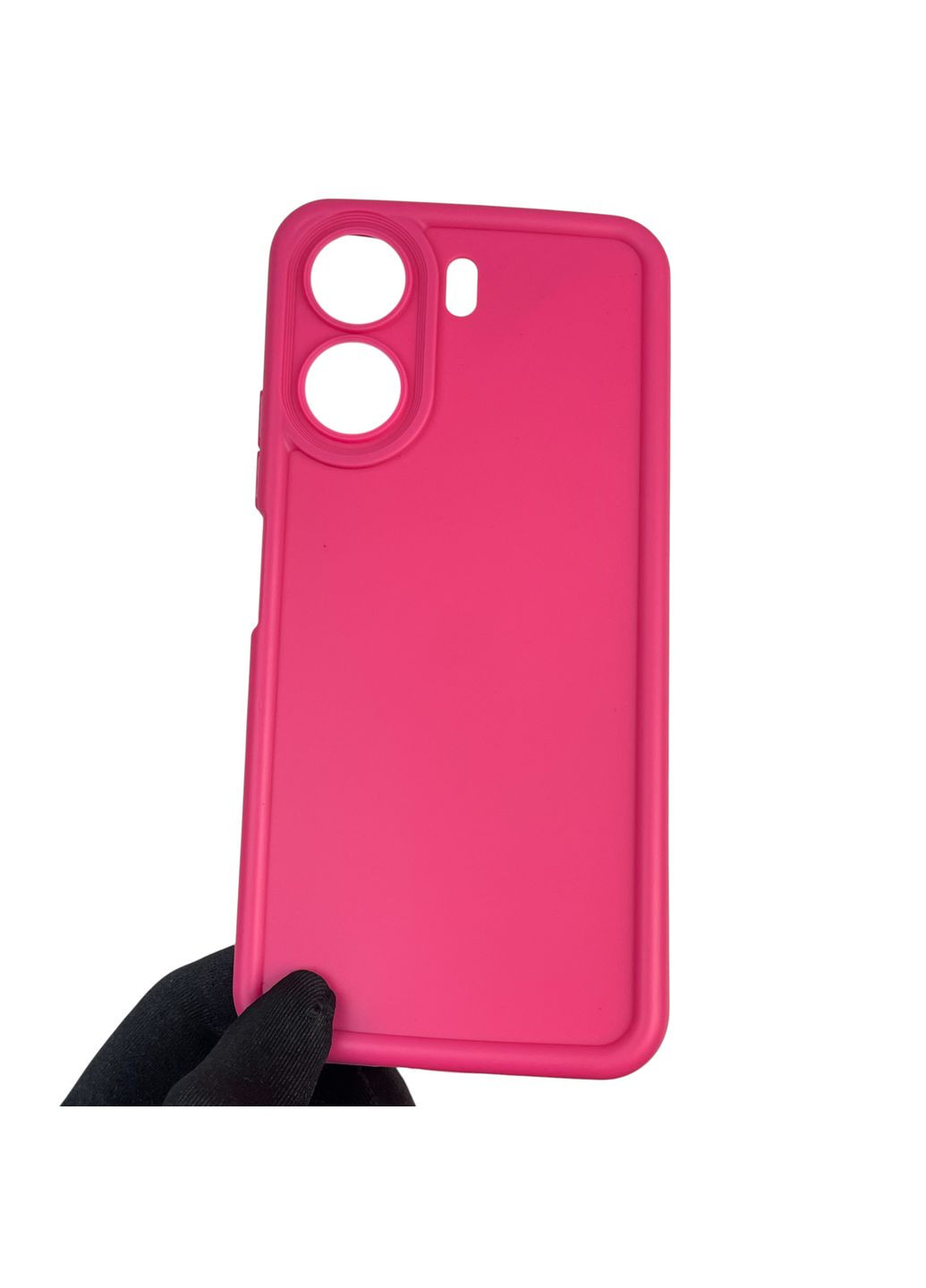 Чохол силіконовий Soft Touch для Redmi 13C малиновий (Повний захист камери) Xiaomi (366390575)