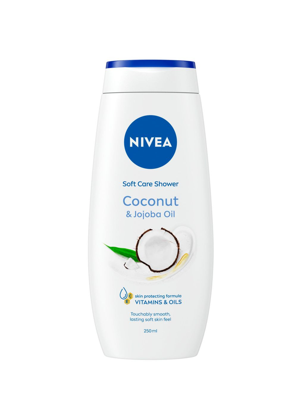 Гель-уход для душа Кокос и масло жожоба, 250 мл Nivea (328393540)