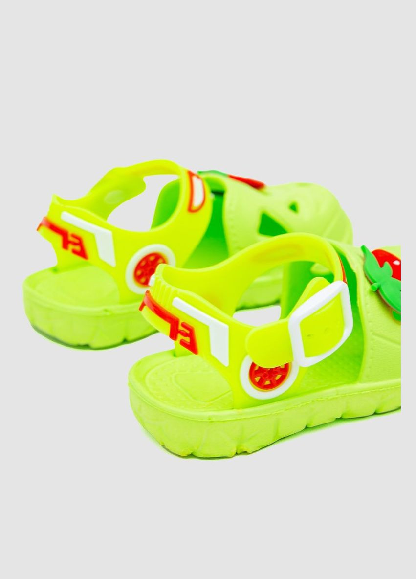 Салатовые сандалии детские для девочек Ager