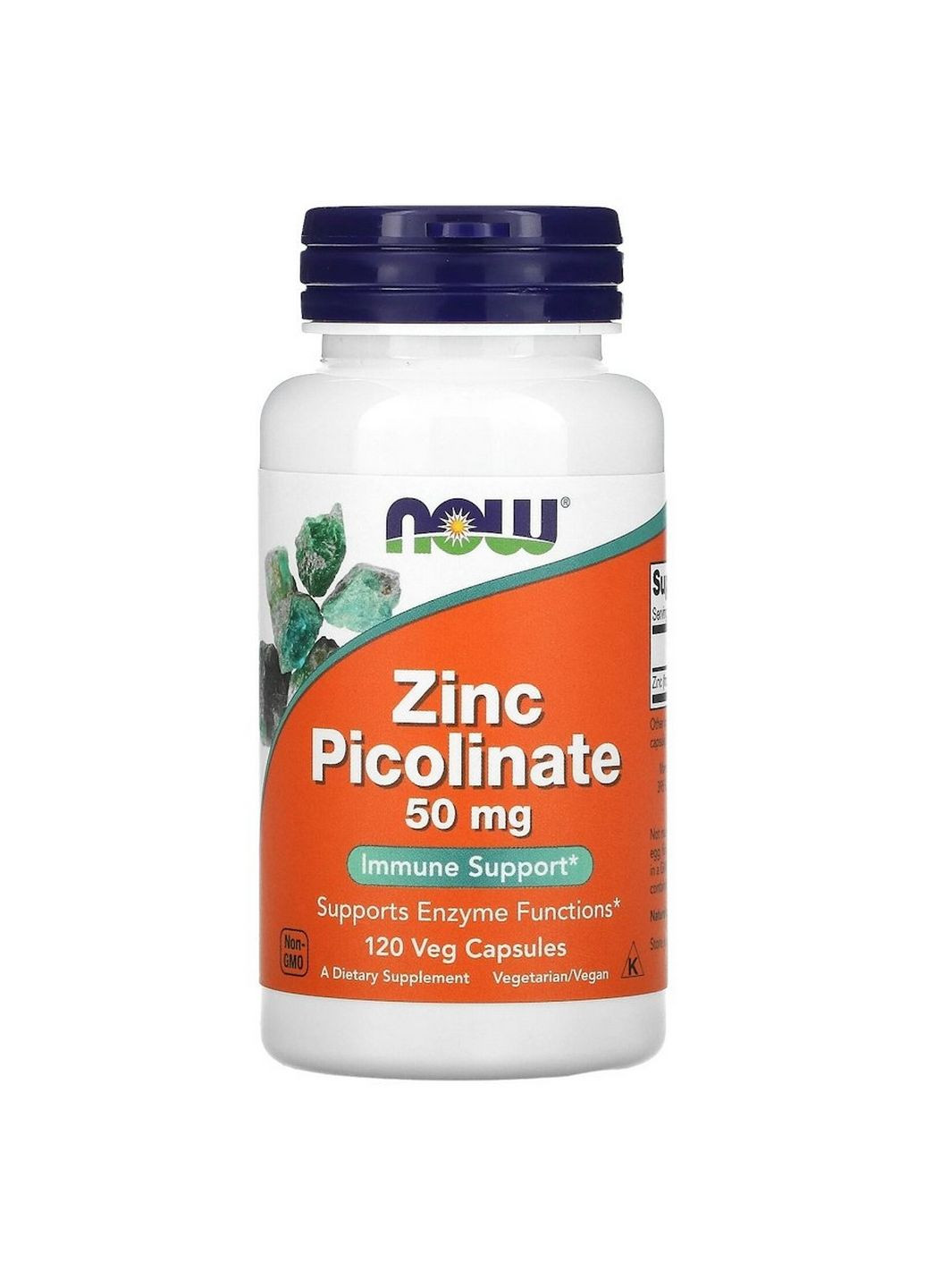Витамины и минералы Zinc Picolinate 50 mg, 120 вегакапсул Now (294925899)
