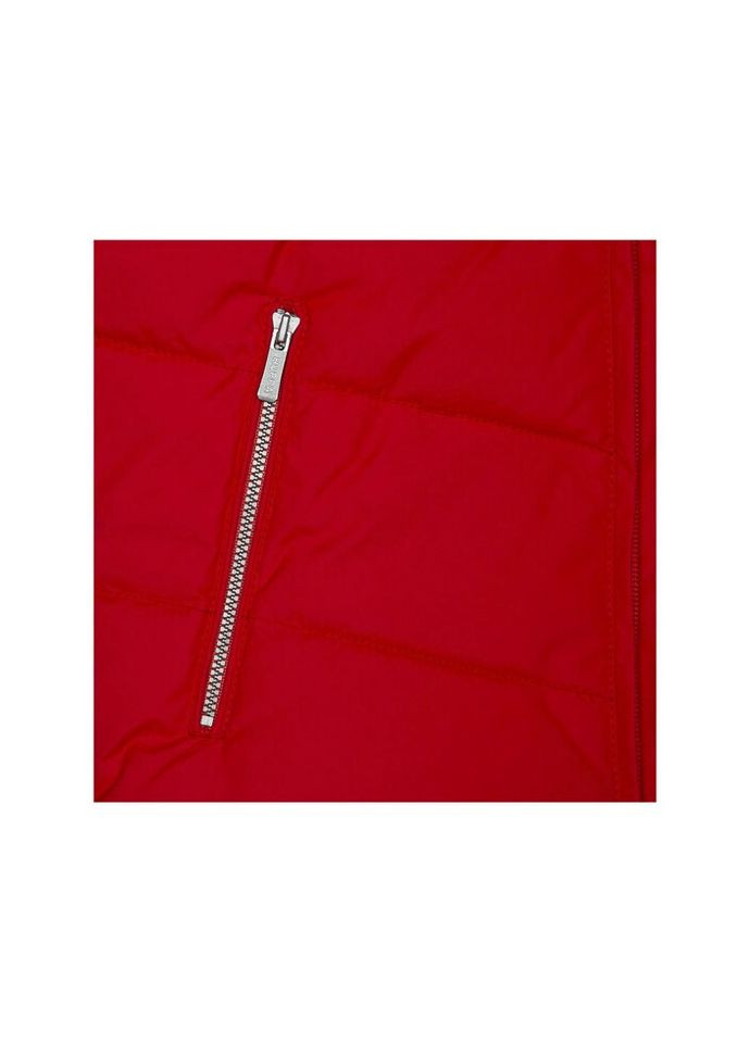 Красная зимняя куртка moody 1 17470155 красный 128 (4741468801339) Huppa