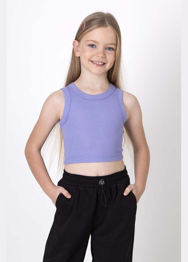 Сиреневая летняя топ для девочки Mevis
