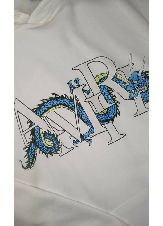 Чоловіче худі чорне-біле, з красивим принтом змійкою, в стилі amiri No Brand (364503828)