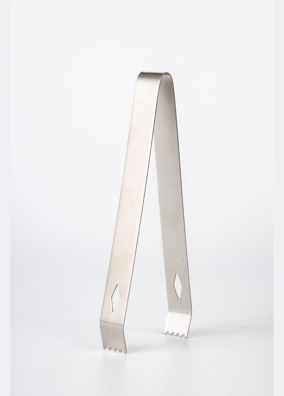 Щипцы для льда из нержавеющей стали 16,4 см Серебристый (С051369) ТМ (349844608)