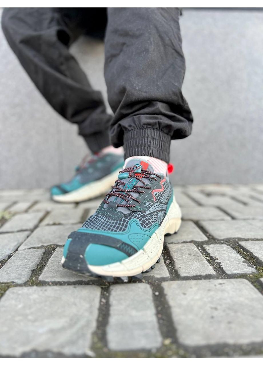 Чорні Осінні кросівки чоловічі reebok zig kinetica ll edge black blue termo рібок зіг кінетіка No Brand