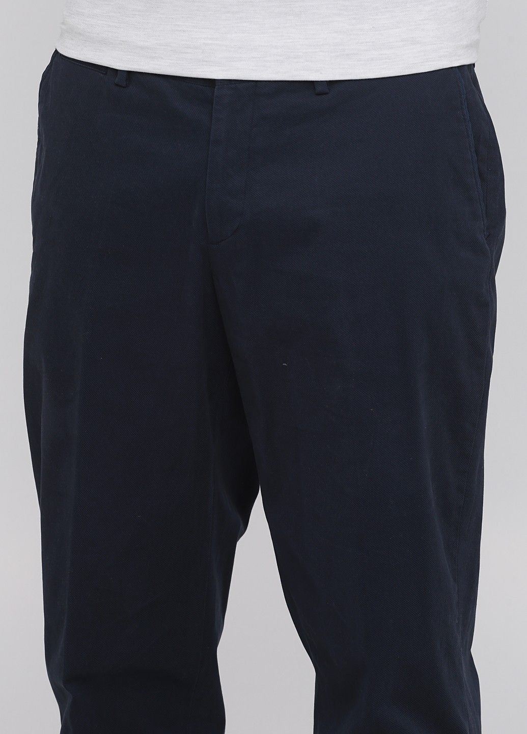 Темно-синие кэжуал демисезонные брюки C&A