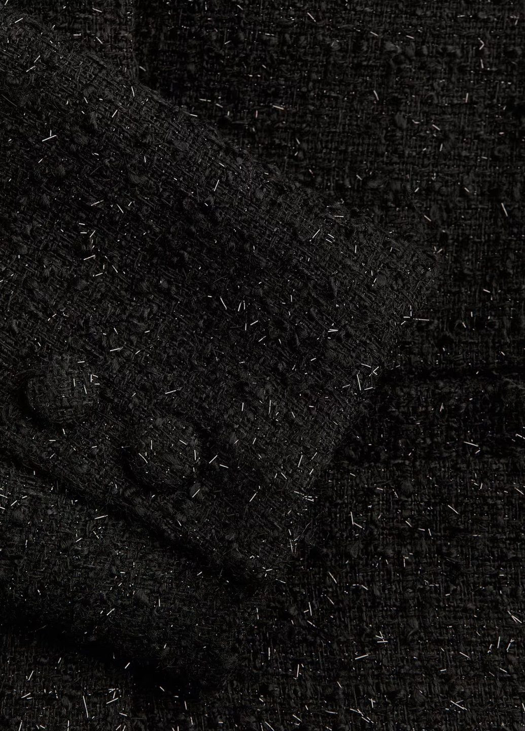 Черная демисезонная куртка H&M