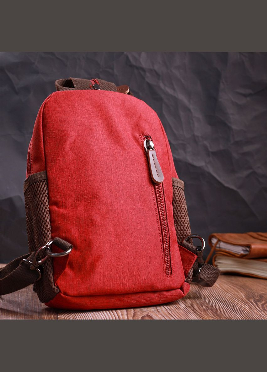Рюкзак чоловічий сумка через плече слінг з поліестеру з великою кількістю кишень 22144 Vintage (301871560)