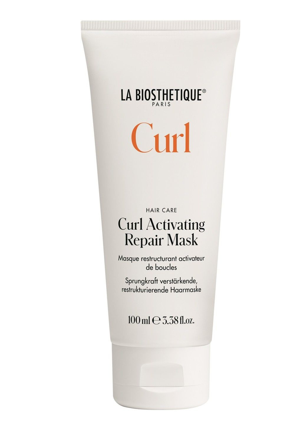 Восстанавливающая маска для вьющихся волос Curl Activating Repair Mask 100 мл La Biosthetique (305836995)