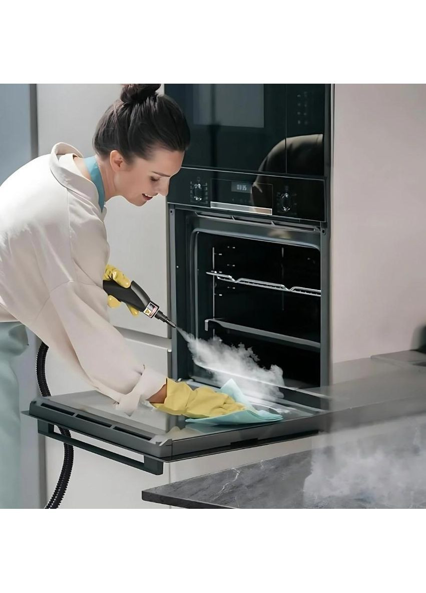 Пароочиститель для уборки дома 2500 Вт 7 насадок 1,2 л Белый (2104618760) No Brand (367056636)