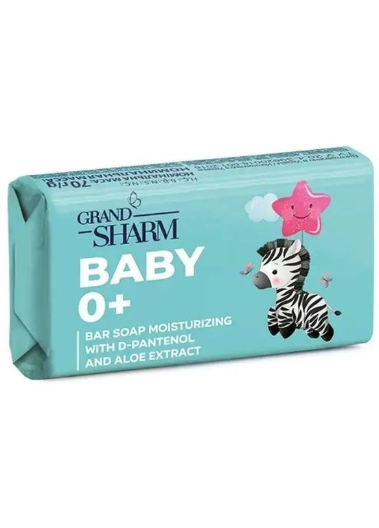 Дитяче мило Sharm Baby 0+ з D-пантенолом та алое, 70 г Grand (328394047)