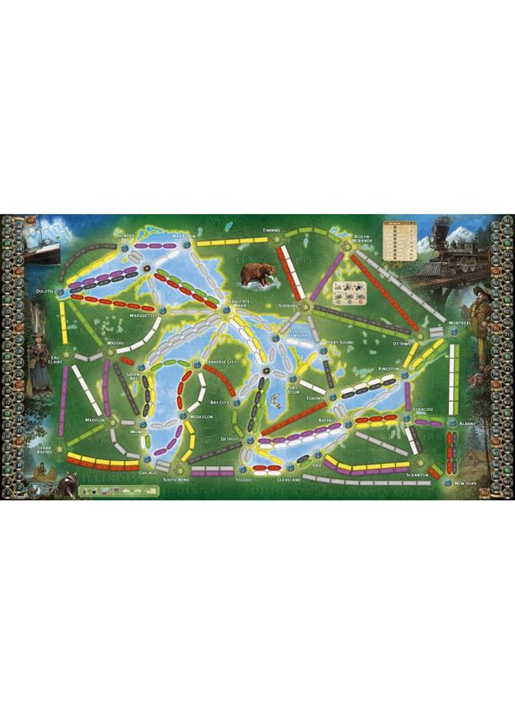 Настільна гра Квиток На Потяг: Рейки Та Вітрила (Ticket To Ride: Rails & Sails) (укр) ( ) Lord of Boards LOB2333UA (370762682)