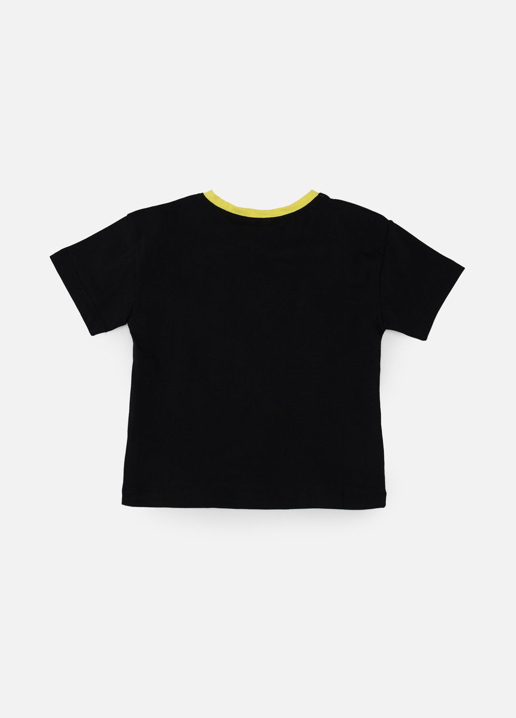 Чорна літня футболка з коротким рукавом для хлопчика колір чорний цб-00243606 Difa