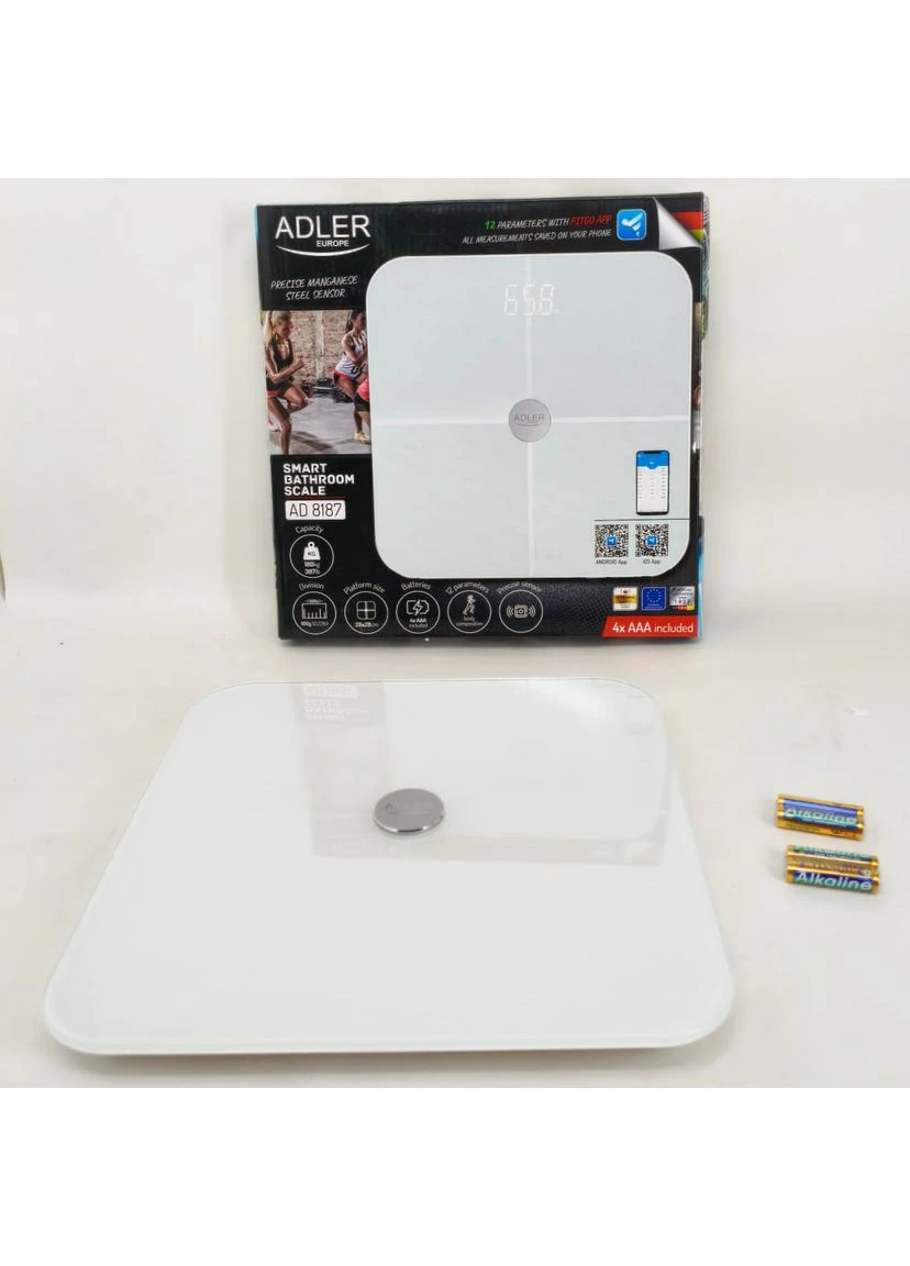 Весы для пола AD 8187 Smart White GA-70 Adler (381789544)